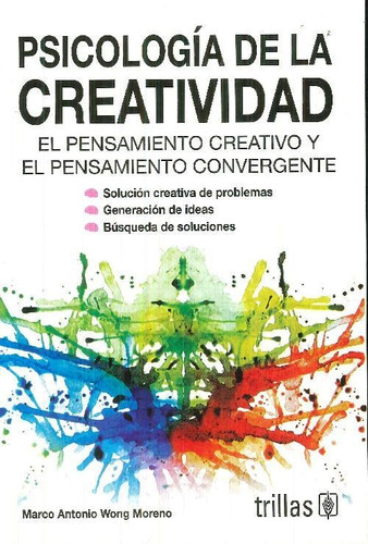 Libro Psicología De La Creatividad De Marco Antonio Wong Mor