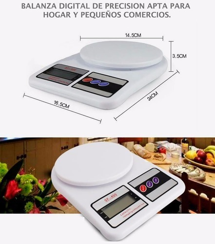 Balanza De Cocina Digital Hasta 10 K