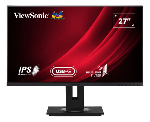 Monitor gamer ViewSonic VG2755-2K LCD 27" negro 100V - 140V