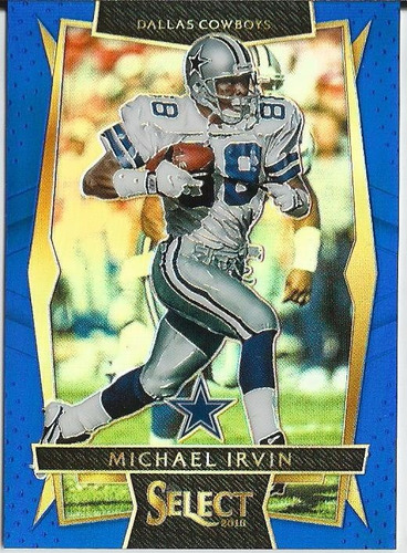 2016 Panini Select Blue Michael Irvin /149 Wr Cowboys