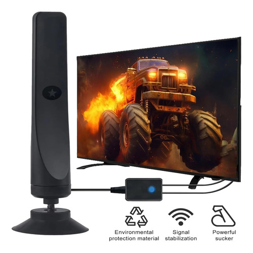 Antena Tv Digital Hd Interior - 360° Multidireccional,tv