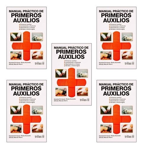 Pack Manual Práctico De Primeros Auxilios 5 Piezas Trillas
