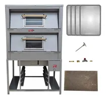 Comprar Horno Para Pizza Y Pan Industrial A Gas 8 Charolas Soluchef