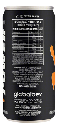 Energético Extra Power Hits Lata 270ml