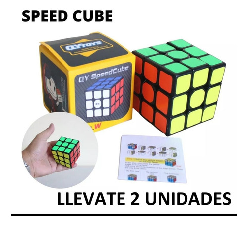 Cubo Rubik Profesional Rotación Rápida Qy Original 3x3x3