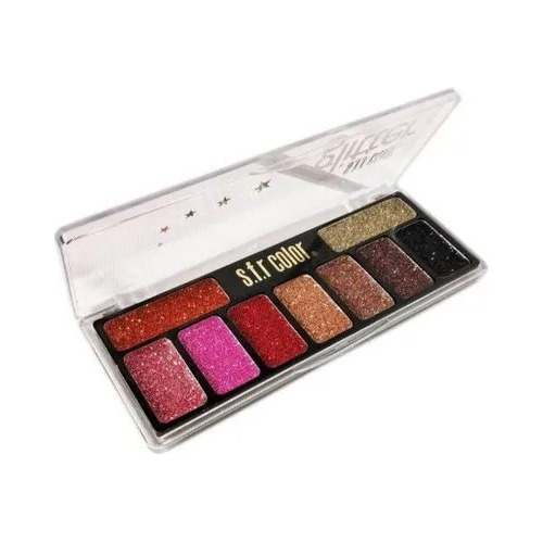 Paleta Sombra De Ojos Glitter 4 Colores Pigmentación Intensa