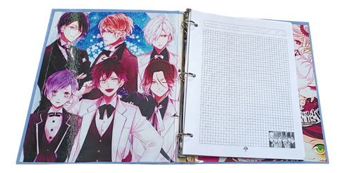 Diabolik Lovers Carpeta Tamaño Carta Con 100 Hojas Índigo
