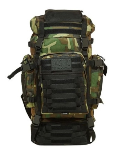 Imagen 2 de 3 de Mochila Lsyd Tactic Reforzada Camping 70 Lts