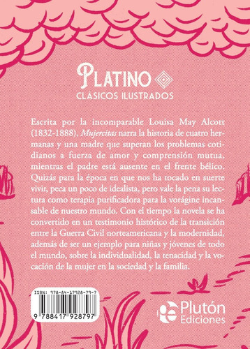 Libro Mujercitas. Louisa May Alcott Pluton Ediciones