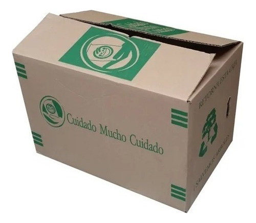 25pz Caja Cartón 56x31x37cm Empaque Almacenaje Mudanza Y Mas