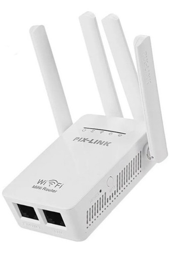 Router Wifi  300mbps  Repetidor De Señal Extender 4 Antenas