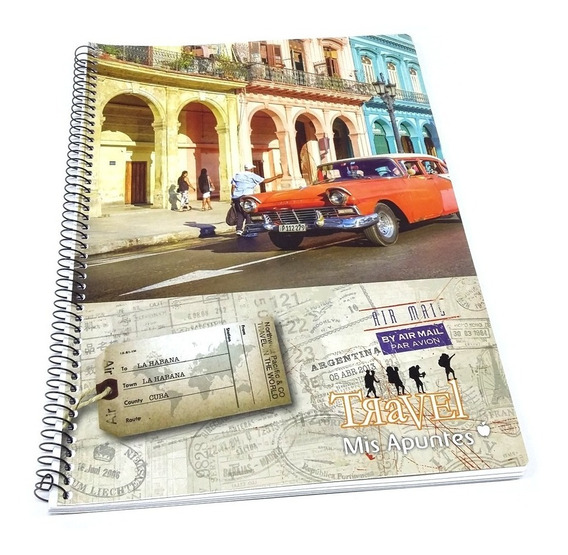 Cuadernillo A4 Mis Apuntes Travel X80 Hojas Raya Mercado Libre - caderno espiral livro de nota de roblox da tomada inclui 80