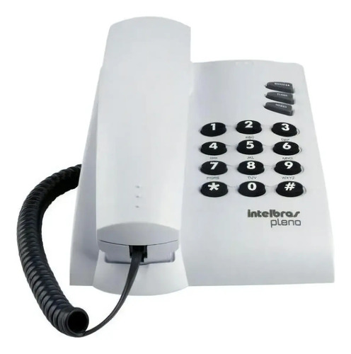 Telefone Fixo Intelbras Pleno Cinza-ártico