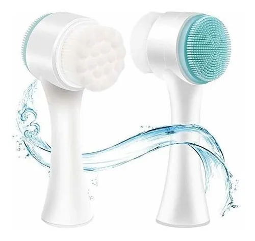 Manuales - Face Brush - Manual Facial Cleansing, 1pcs Double