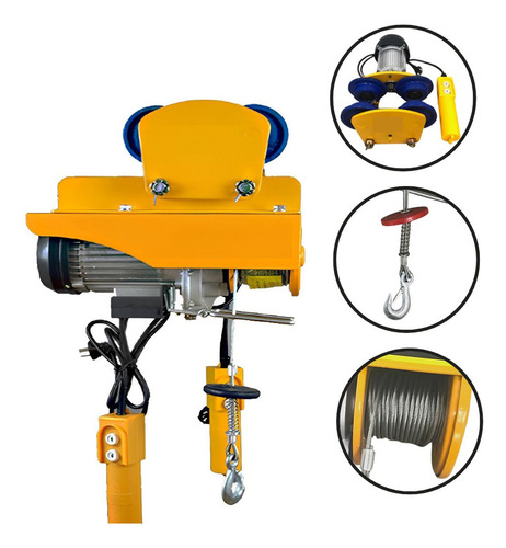 Guincho Elétrico Importway Com Trolley Carga 300/600kg 127v
