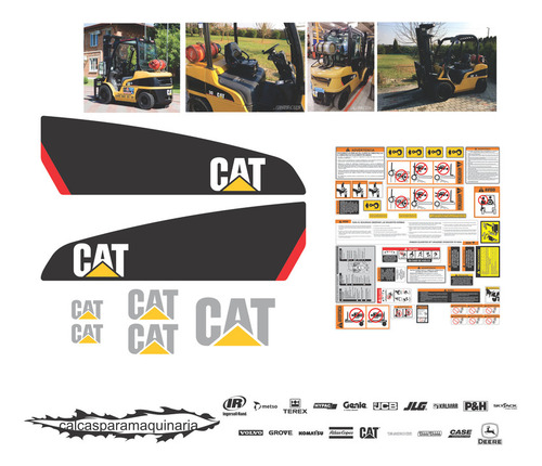 Juego De Calcas Para Cat Gp 30 N