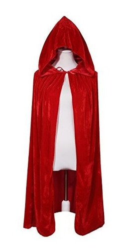 Imagen 1 de 3 de Bigxian Niños Con Capucha Terciopelo Capa Halloween Navidad