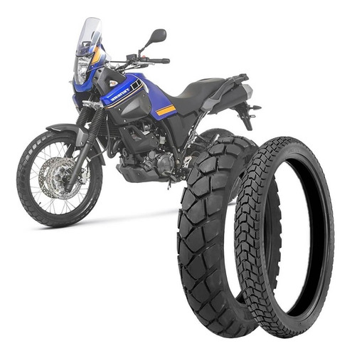 2 Pneu Moto Ténéré 660 130/80-17 65s 90/90-21 54s T&c