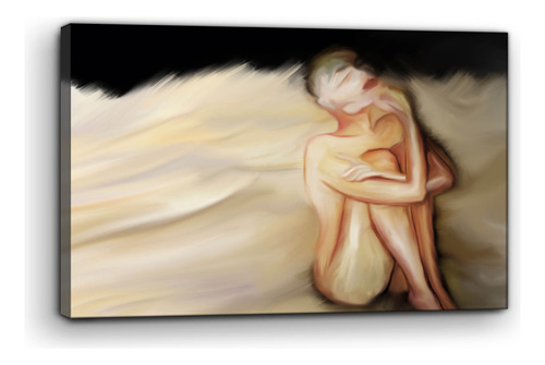 Cuadro Moderno Canvas Cuerpo Femenino Abstracto 80x120cm