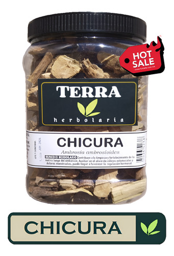 Té Chicura Raíz Seca, 100% Selecta, Terra Herbolaria 250g