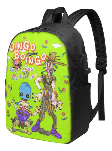 Oingo Boingo 17 Mochila Portatil Cargador Usb Unisex Escuela