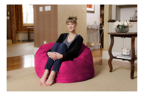 Silla De Bolsa De Frijoles De Espuma De Memoria De Saco De 3