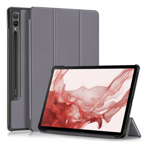 Funda De Tableta Inteligente Gris Para Galaxy Tab S9+