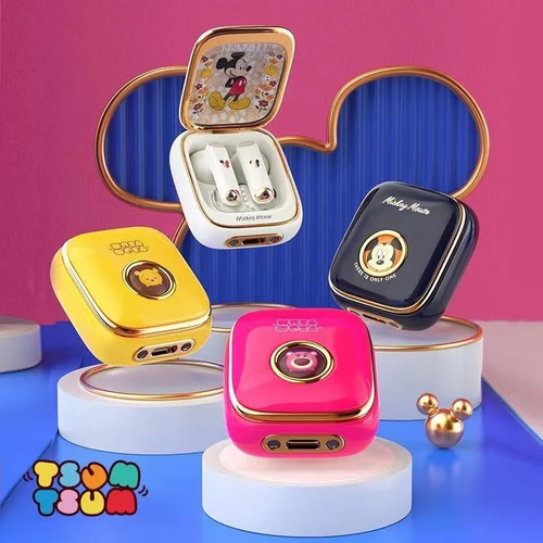 Auriculares Bluetooth Disney Tws Mickey Minnie Mouse Winnie