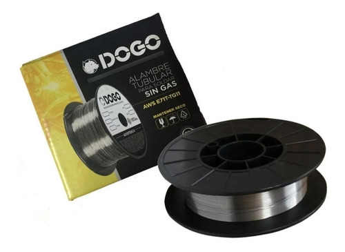 Imagen 3 de 10 de Alambres Flux Mig Dogo Sin Gas Rollo 0,8mm 450gr X 2 + Spray