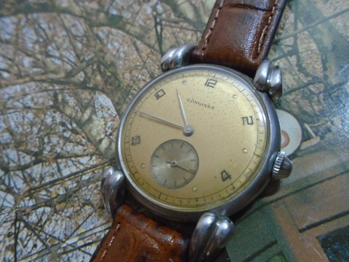 Longines Antigo Art Deco Grab Feet 1944 Cal 27m Raro Coleção