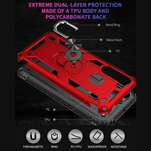 Funda Anillo Uso Rudo Para Honor X9b / Magic6 Lite