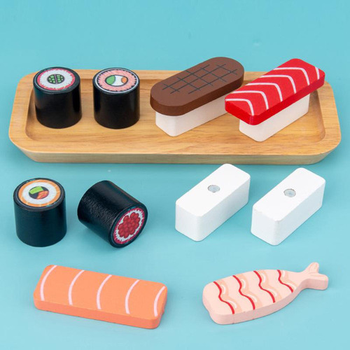 Ba Juego De Sushi De Madera Juego De Juguetes De Comida,