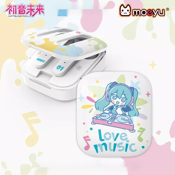 Audífonos Bluetooth Originales Moeyu Tws Hatsune Miku Pers