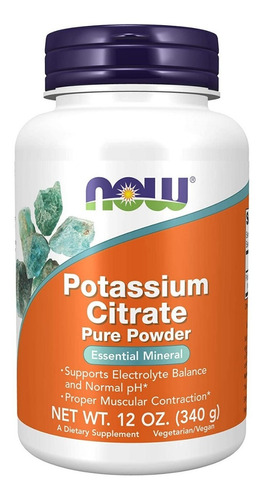 Potasio En Polvo 340g Now - g a $531