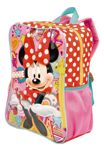 Mochila Grande Minnie Mouse 19m Rosa Sestini