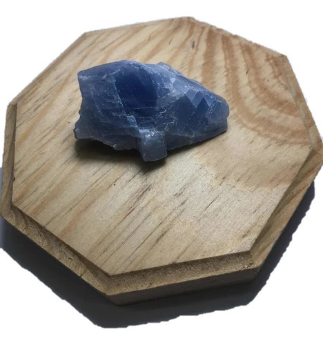 1 Calcita Azul En Bruto Mineral De Colección Chakras Reiki