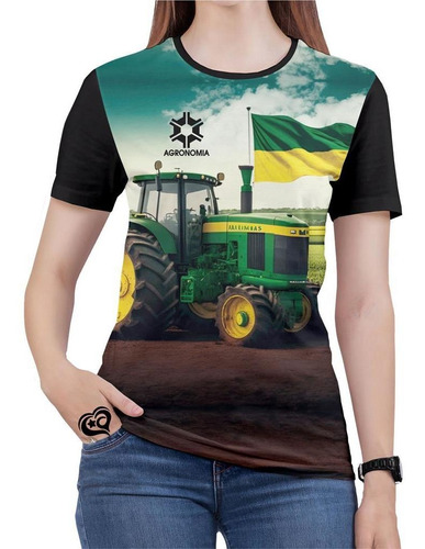 Camiseta Agronomia Feminina Agro Pecuaria Ecologia Blusa