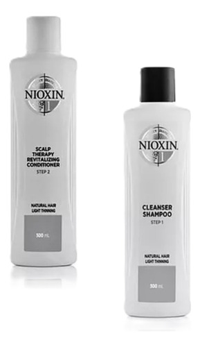 Shampoo + Acondicionador N° 1 Nioxin De Tratamiento 