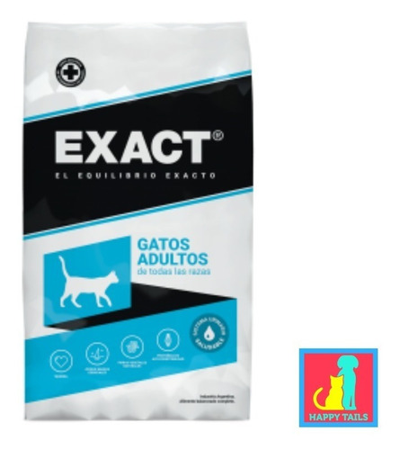 Exact Gatos Adultos X 10kg. Happy Tails