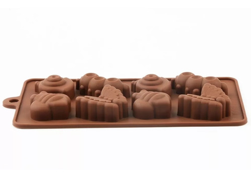 Molde De Silicon Para Chocolate En Forma De Oruga Mariposas