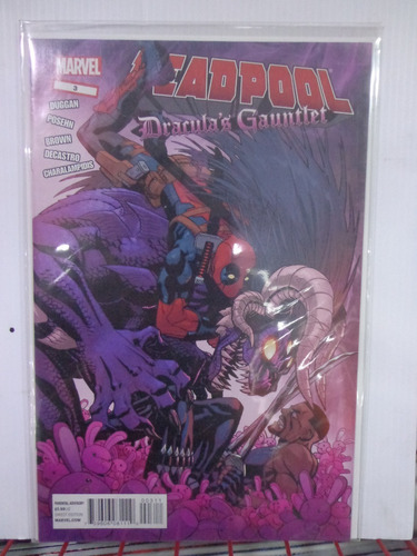 Deadpool Dracula Gauntlet 3 (2014) Marvel Comic En Ingles