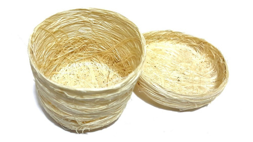 Canastitas Redonda C/tapa Fibra 11x6cm,fiesta,dulce,12 Pzas