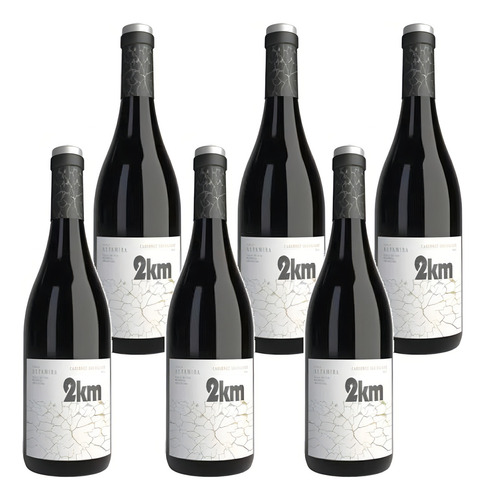 Vino 2 Km Cabernet Sauvignon Bodega Finca Beth 750 ml Pack X 6 u