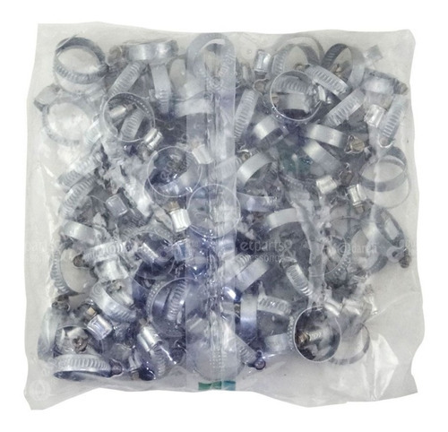 10 Abraçadeira Rosca Sem Fim 9mm 2.3/4 A 3.1/2 Beltools Cor Cinza