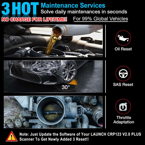 Scan Tool Launch Crp123 V2.0 Plus Elite 2024 All System