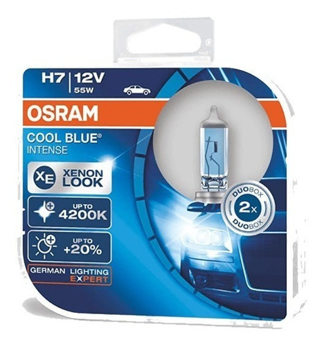 Ampolleta Osram H7 Cool Blue Boost (x2)