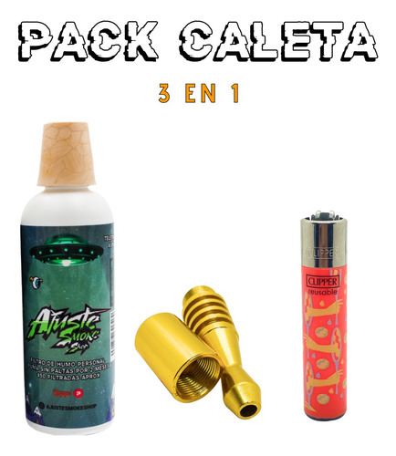 Pack  Caleta  3 En 1