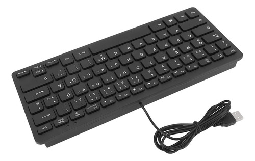 Teclado Bilingüe De 78 Teclas Ultradelgado Plug And Play