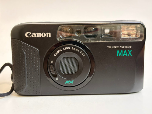 Cámara Analógica 35 Mm Canon Sure Shote Max Negro (Usado)