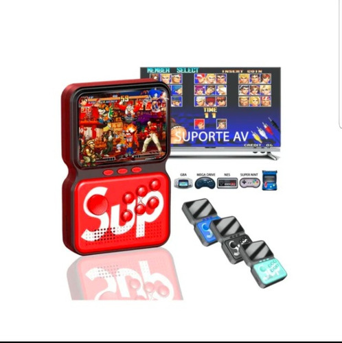 Promoção Mini Game Sup Com 900 Jogos + Cartão Sd